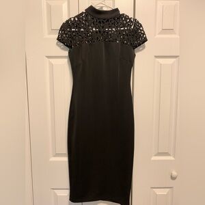 LBD! Worn twice! Size 2 Cut Out Black Dress